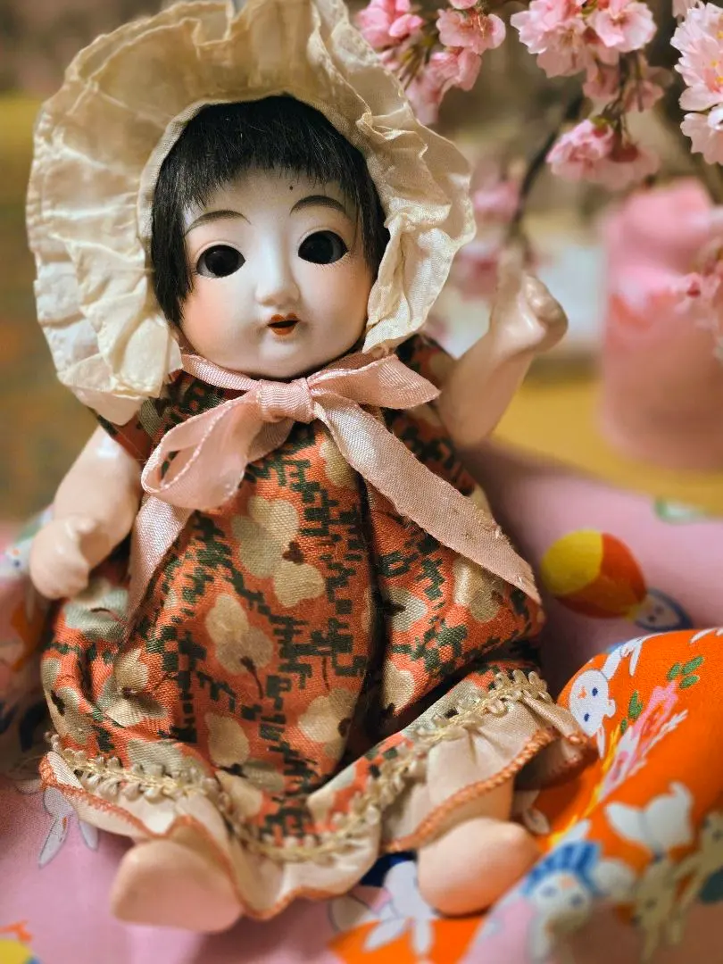 10月末までセールサクラビスク和製ビスク山大18㎝希少