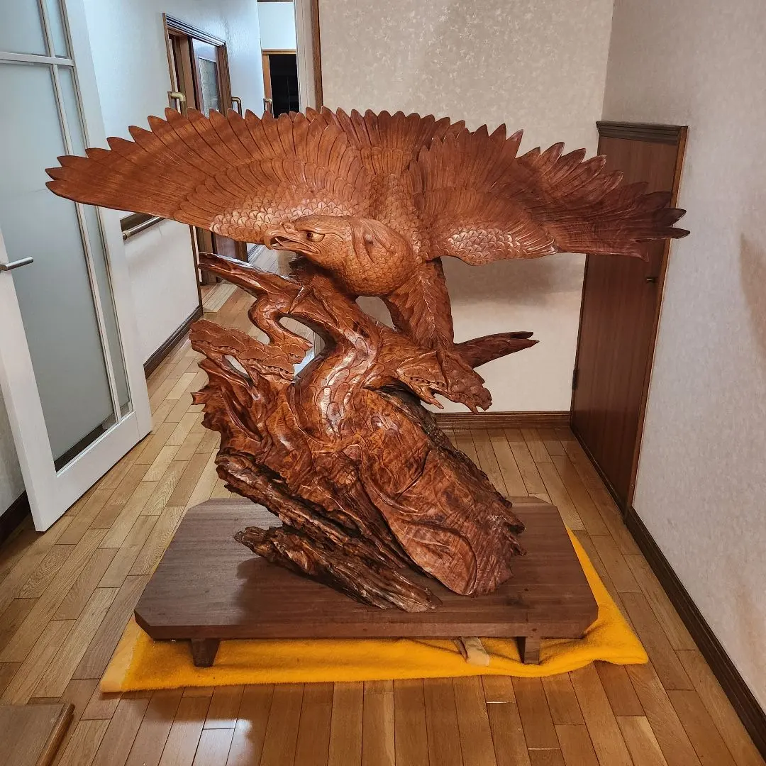 2026年最新】木彫 鷹の人気アイテム - メルカリ