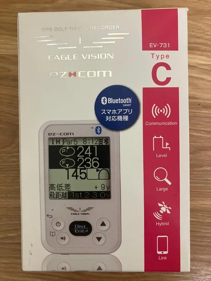 アサヒゴルフ EAGLE VISION ez com GPSゴルフナビ ハンディータイプ