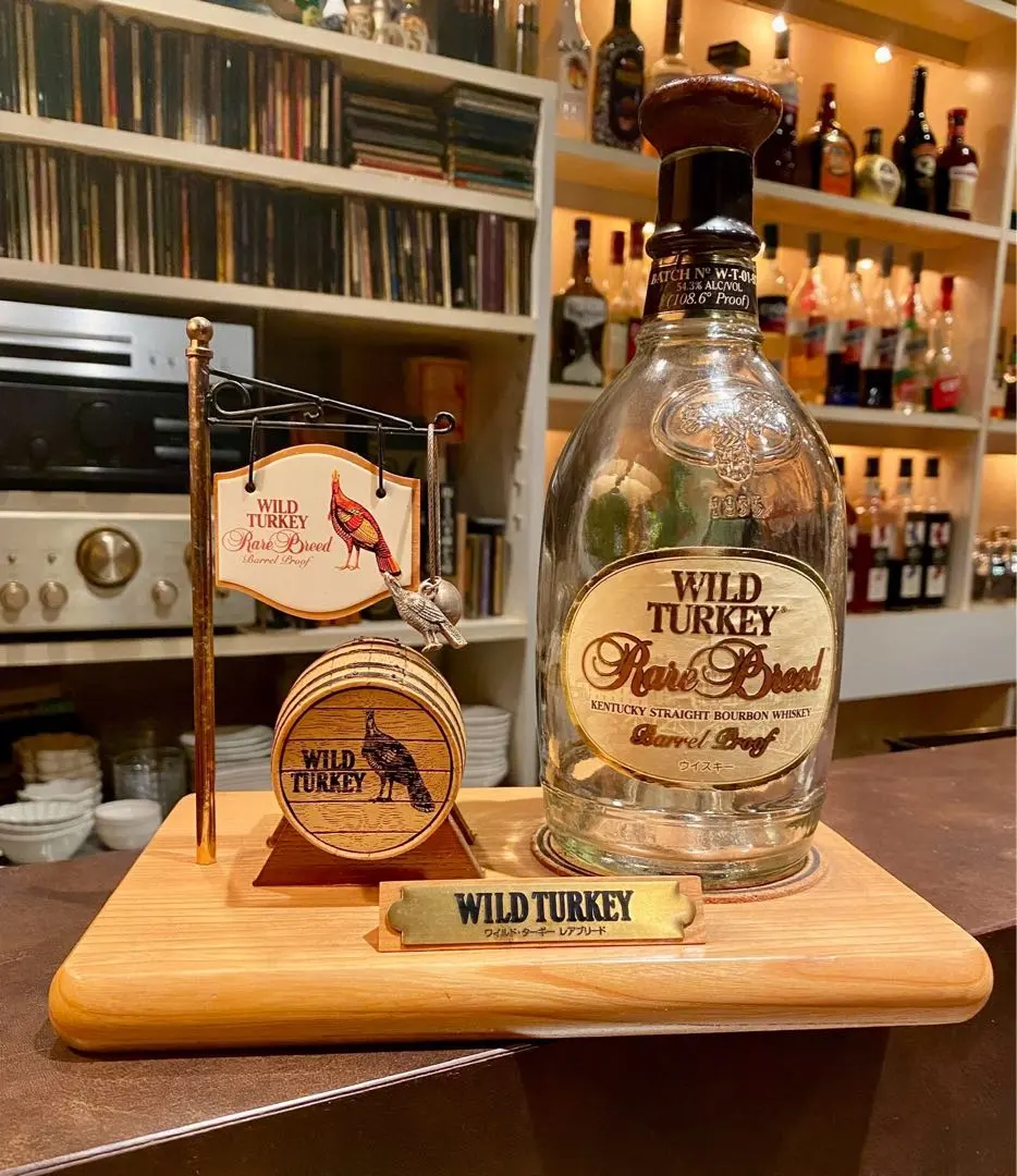 ワイルドターキー レアブリード用ディスプレイ台 ビンテージ品！超レア