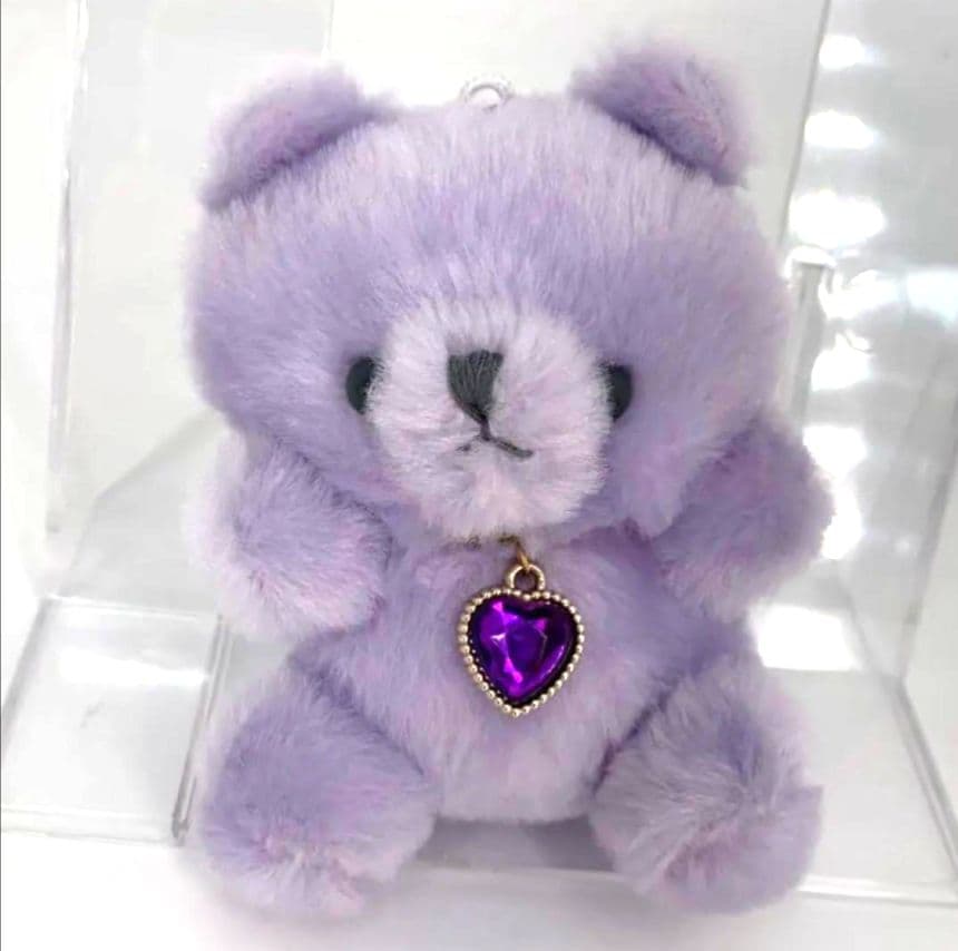 ハッピーバースカラー　パステル　ベア　2月　ハート　ぬいぐるみ　マスコット　③