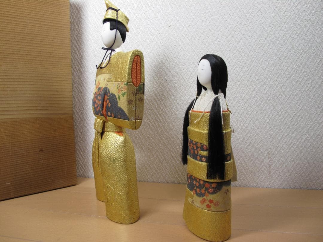 真多呂雛人形　立ち雛　真多呂　木目込み人形　昭和58年真弓作