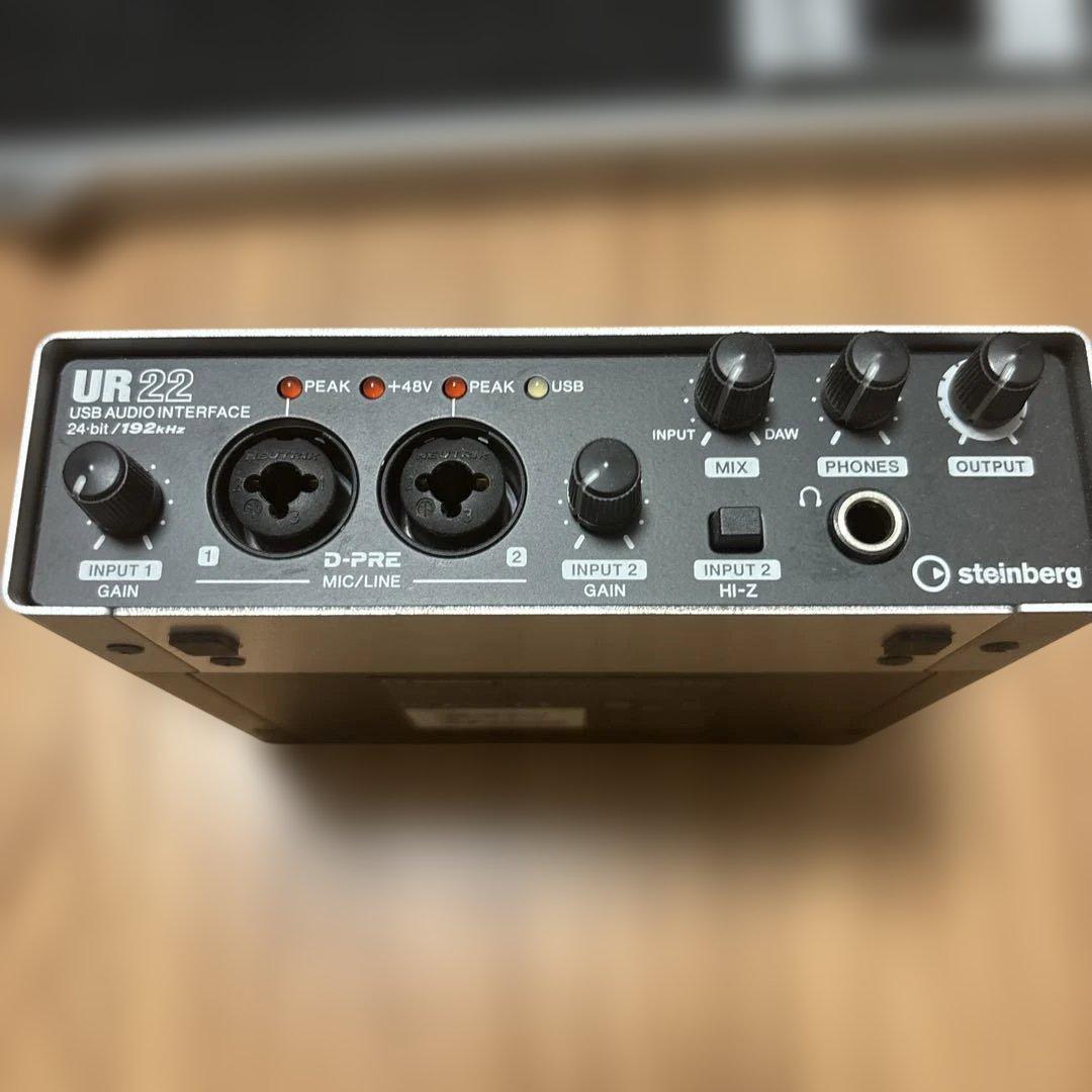 steinberg UR22 USBオーディオインターフェイス