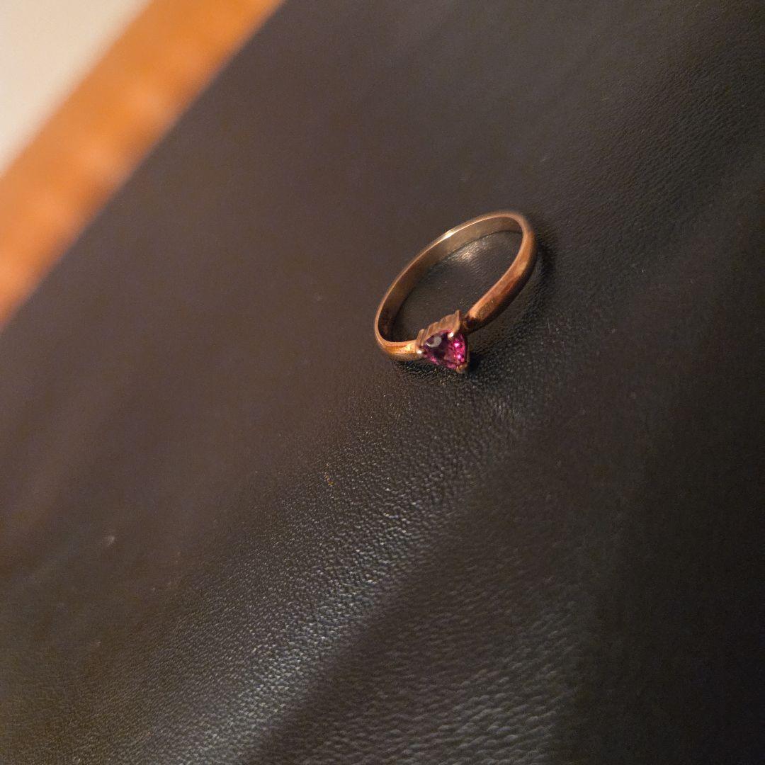 K9金ハート指輪