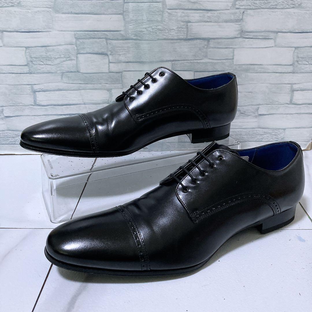 極美品 REGAL 26GR ビジネスシューズ ストレートチップ 黒 26.5