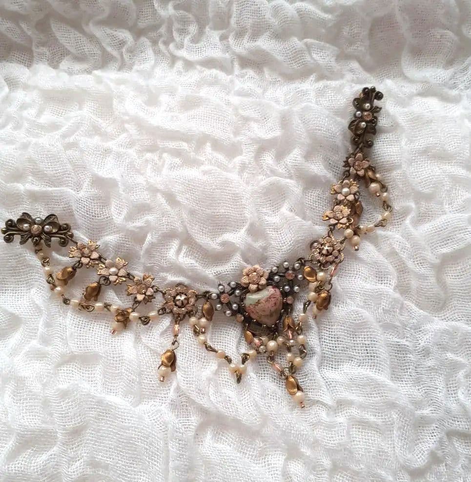 ミハエルネグリン ブローチ 美品☆ ミハエルネグリンのバラピクチャー