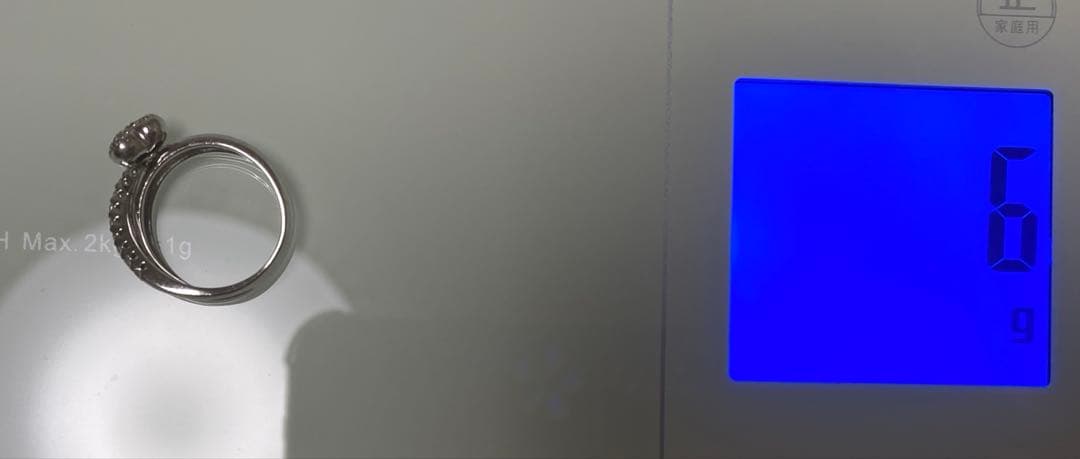 K18 WG ポンテヴェキオ ハートダイヤリング PonteVecchio 9号