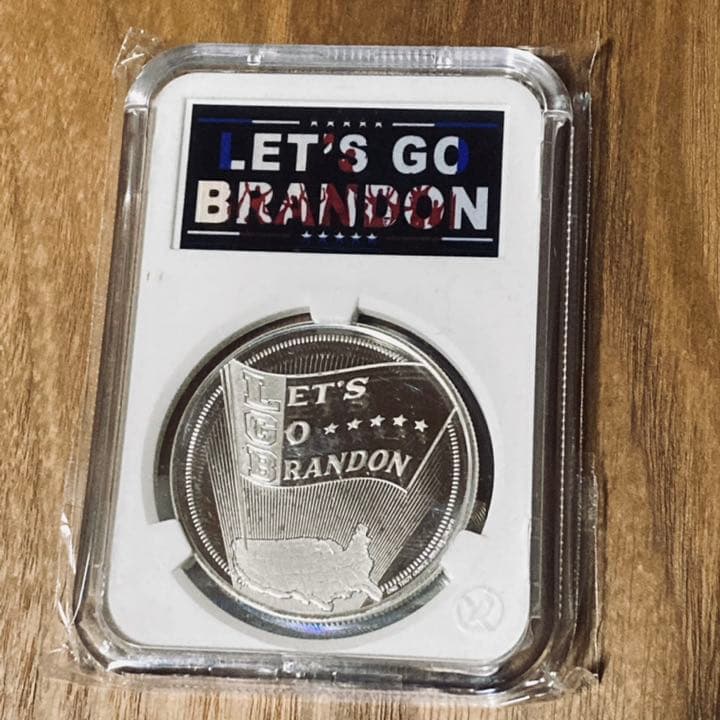 トランプ大統領 1オンス スラブ入り銀貨 ノーマスク