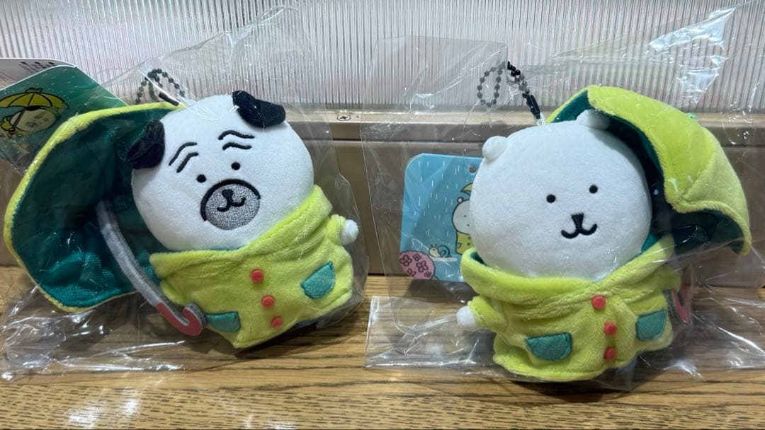 ナガノキャラクターズ 雨だねマスコット ナガノのくま パグ 2点￼セット