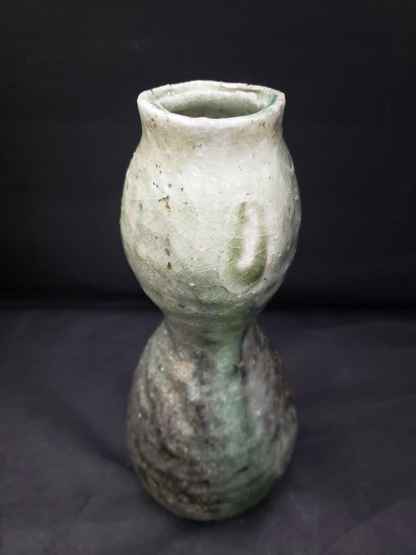 古谷和也　伊賀　瓢花入　花器　信楽　共箱