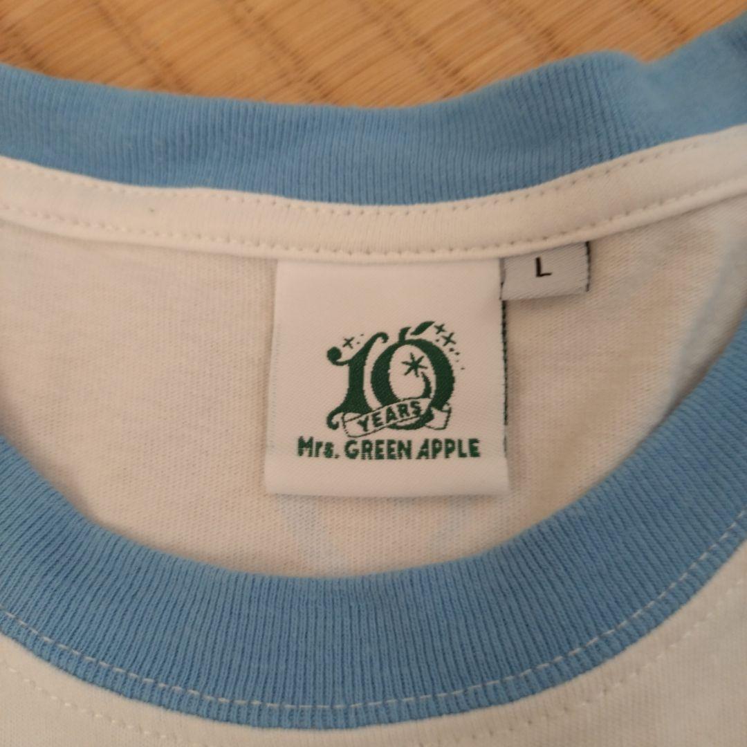 ミセスグリーンアップル LANDMARK IN HARAJUKU Tシャツブルー