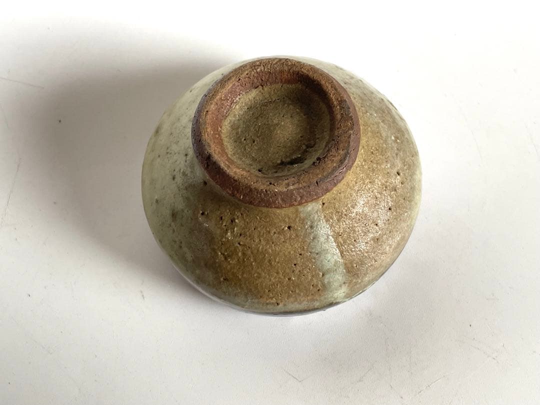 陶芸家 人間国宝 濱田庄司 浜田庄司 盃 ぐい呑 酒器 益子焼 晋作識