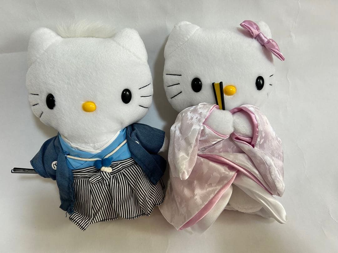 ハローキティ ダニエル ぬいぐるみ 和服 浴衣 2体セット - メルカリ
