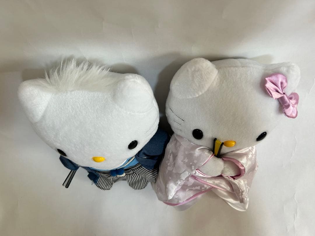 ハローキティ ダニエル ぬいぐるみ 和服 浴衣 2体セット - メルカリ
