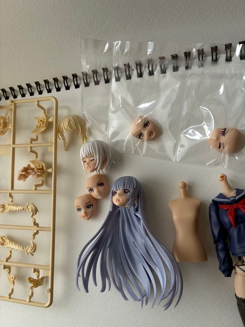 布スカート付き　コトブキヤ限定薬師寺久遠ベースの寄せ集めジャンク　創彩少女庭園