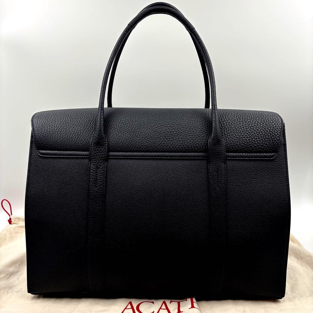 ✨未使用品✨　ACATE MESCOLARE トートバッグ　大容量　タッセル　紺