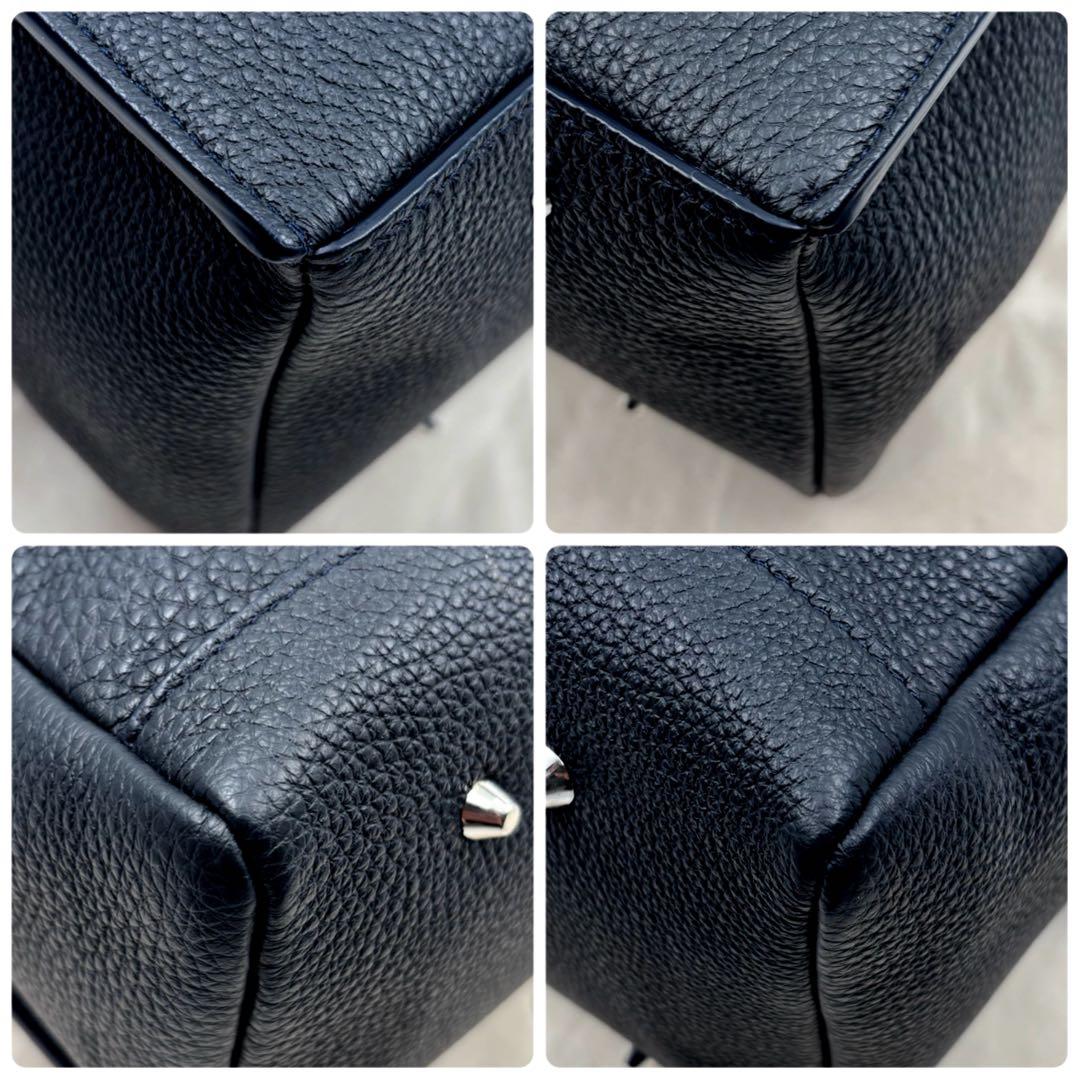 ✨未使用品✨　ACATE MESCOLARE トートバッグ　大容量　タッセル　紺