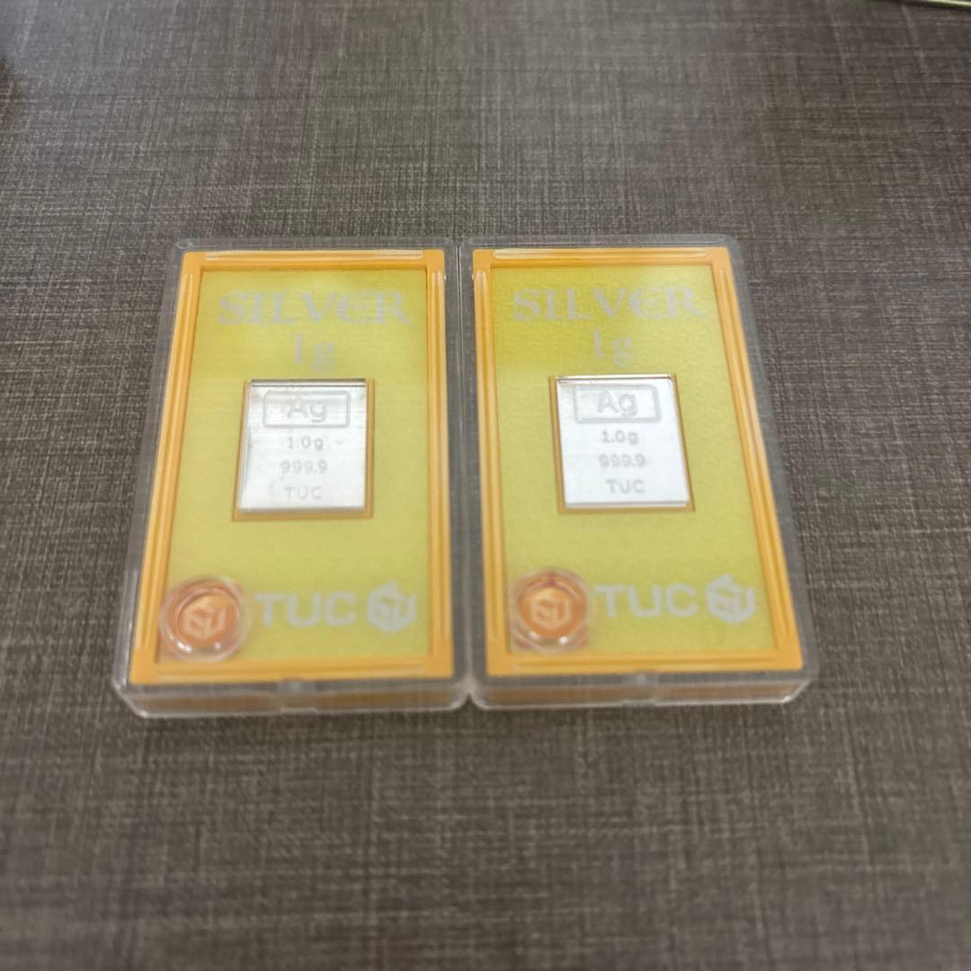 TUC Silver 1g 純銀 景品 2個 - メルカリ