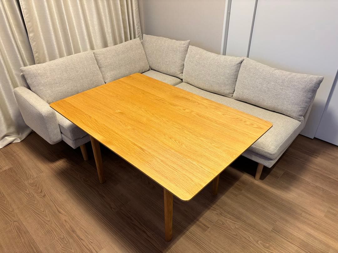 【美品】unico ウニコ LOM ダイニングテーブル 1200 テーブル