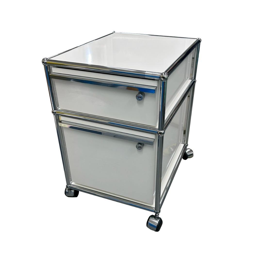 美品】USM Haller ハラー ワゴン ピュアホワイト - メルカリ