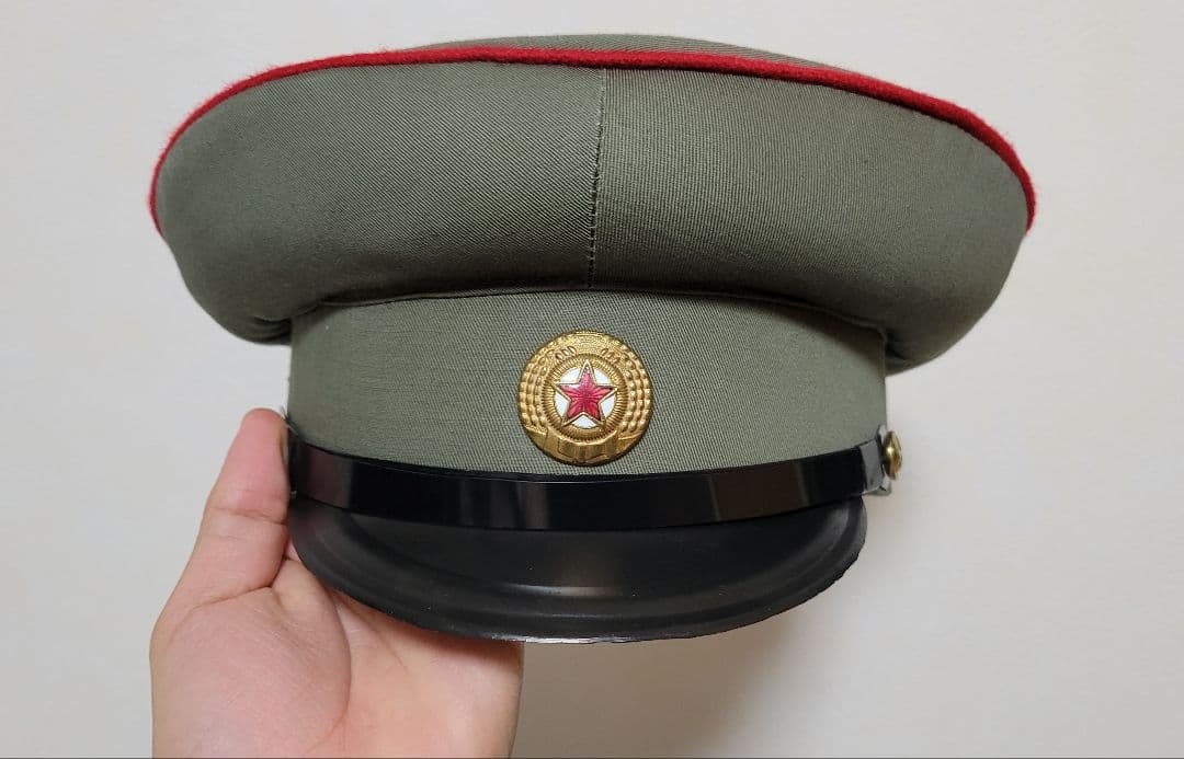 80年代 朝鮮人民軍 陸軍 制帽 レプリカ 北朝鮮 板門店 帽章