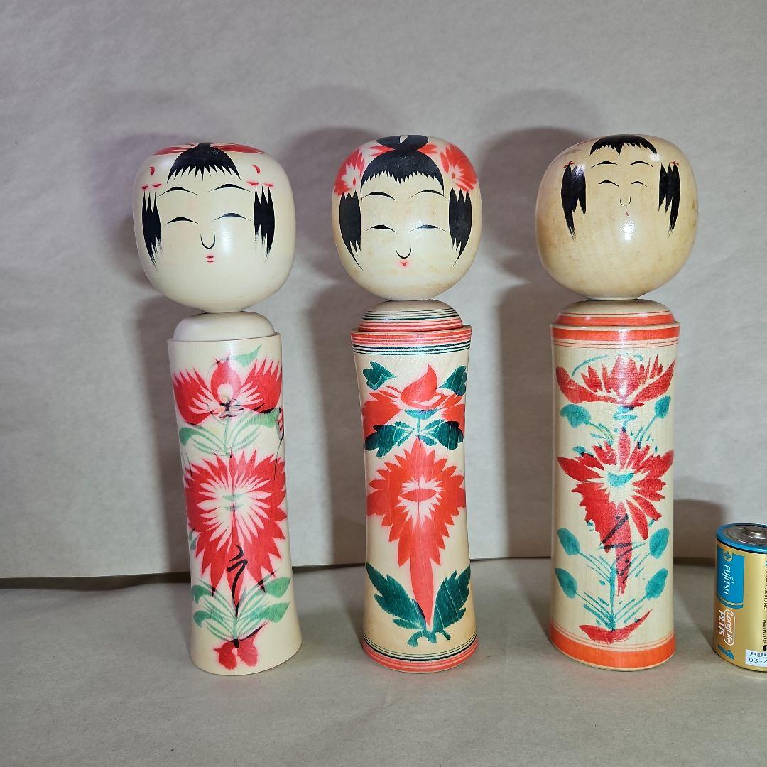 K218伝統こけし鳴子系 3体 - メルカリ