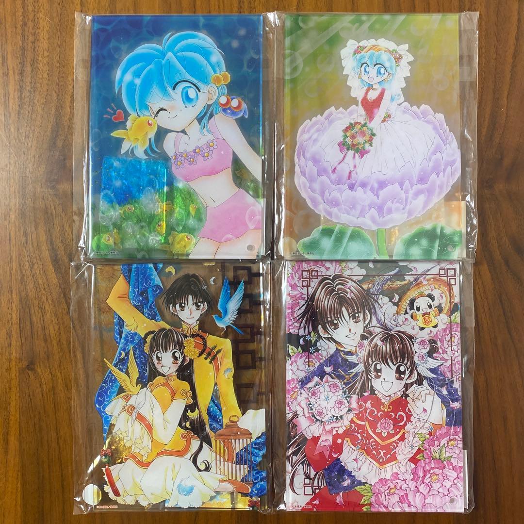 未使用 りぼん70周年 藤田まぐろ＆松本夏実 ミニアクリルアート 4点