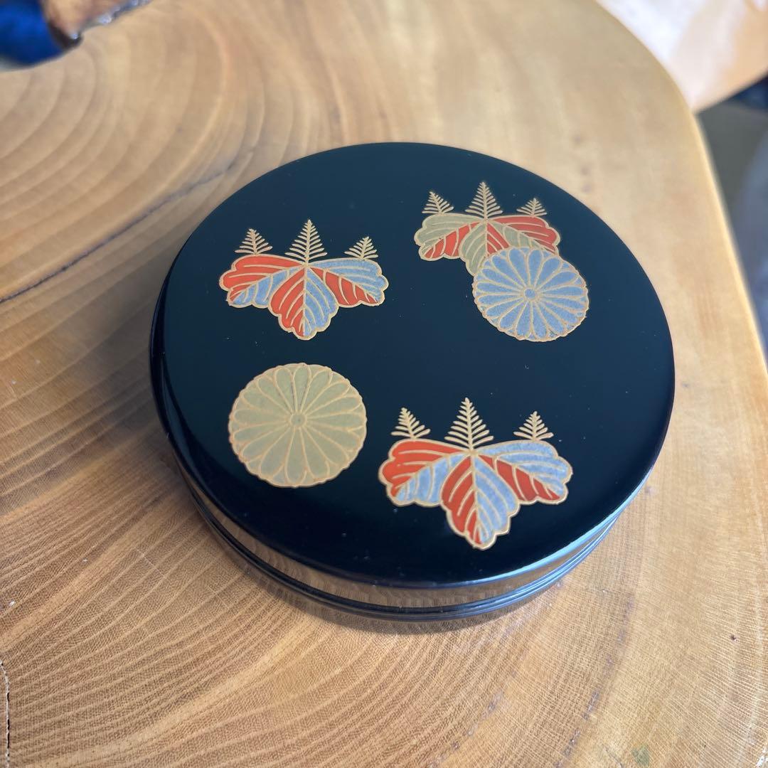 蒔絵香合 夢人作 茶道具 共箱