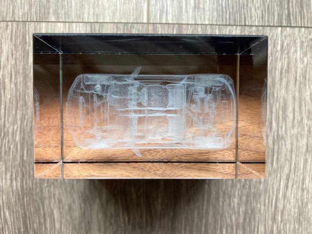 HONDA S660 置物 3Dクリスタル HONDAロゴ入り豪華専用ケース付き