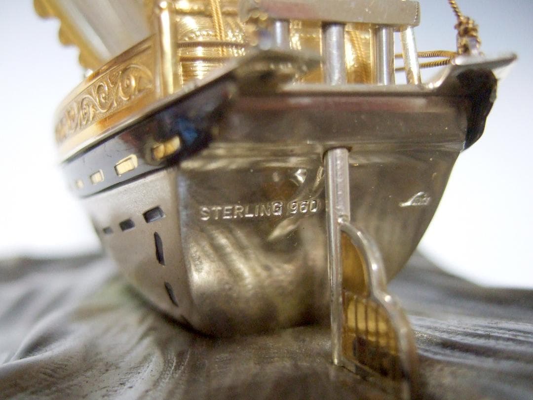 銀製 宝船 TAKEHIKO 関武比古 STERLING 960