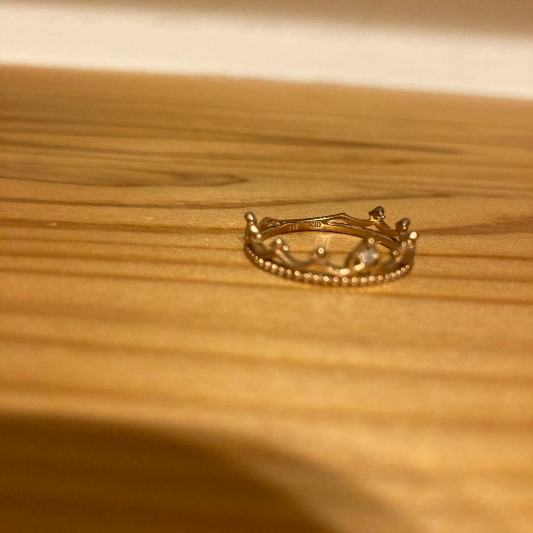 ノジェス　NOJESS K10ダイヤモンドリング 7号　クラウン