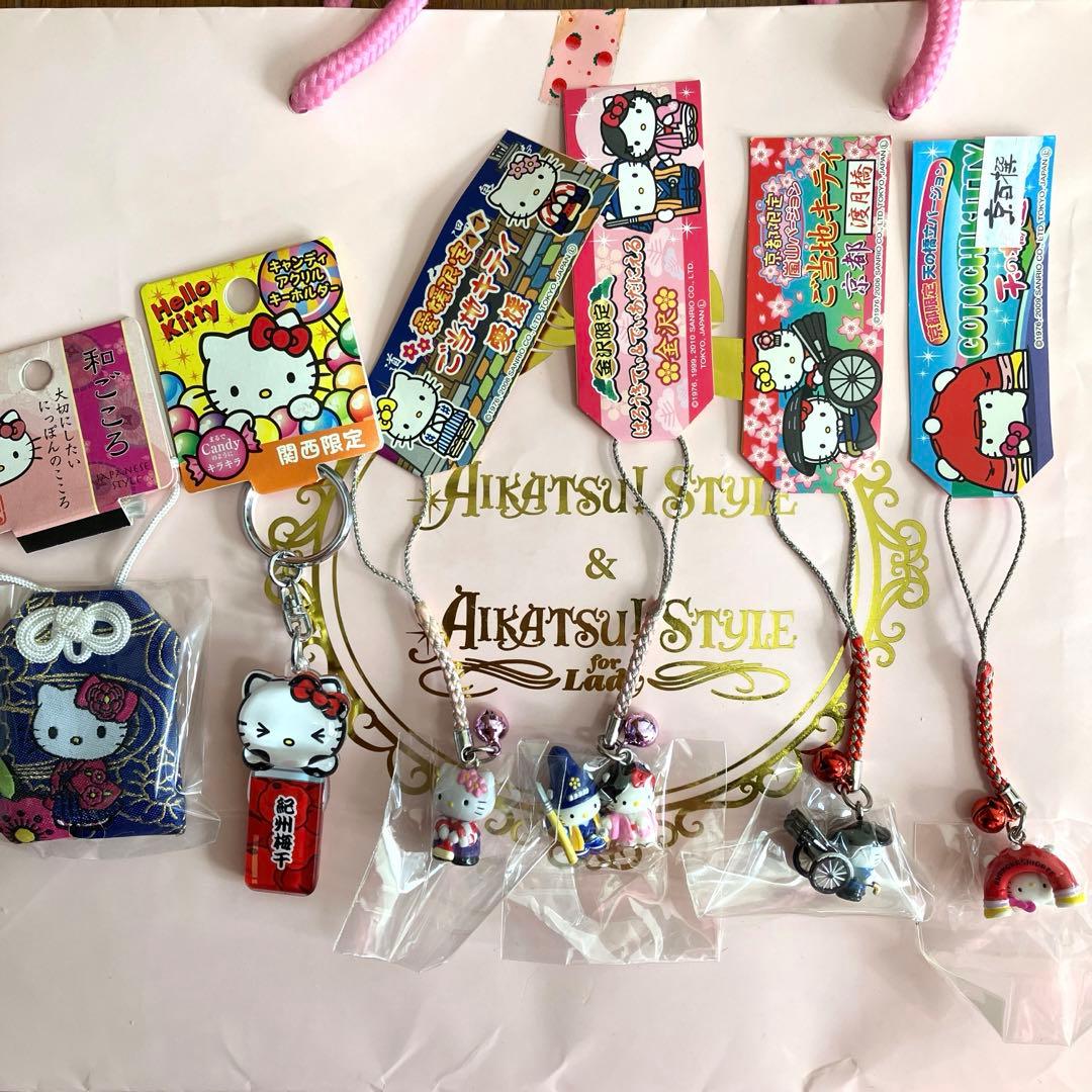 【年末年始大特価】ご当地 キティ 根付け ストラップ　等　18点まとめ売り