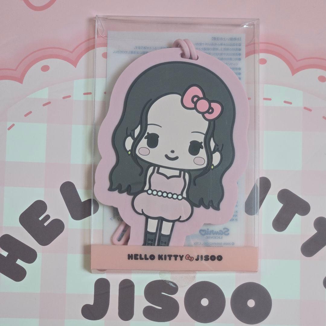 BLACKPINK JISOO ジス ハローキティラゲージタグ キーホルダー - メルカリ