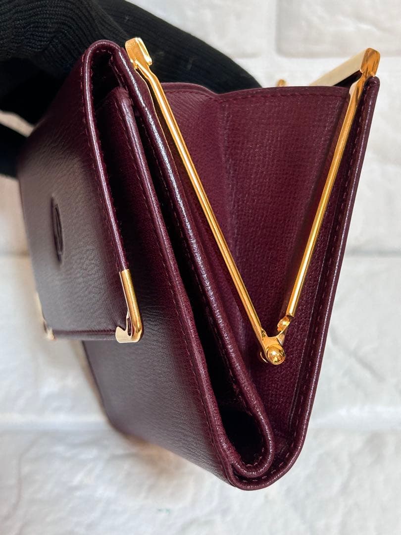 超美品】Cartierカルティエ マストライン 3つ折り財布
