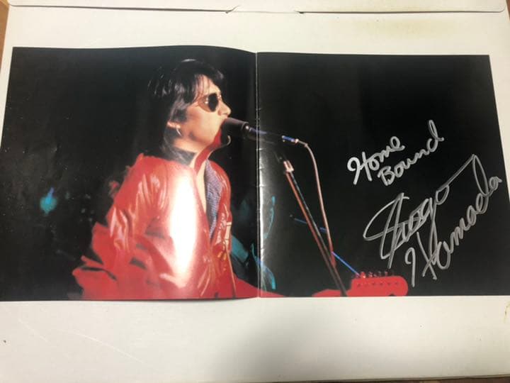 一点物❗️浜田省吾直筆サイン　3rdサイン　レア写真集　パンフ❗️ 一点物❗️浜田省吾直筆サイン 3rdサイン レア写真集 パンフ