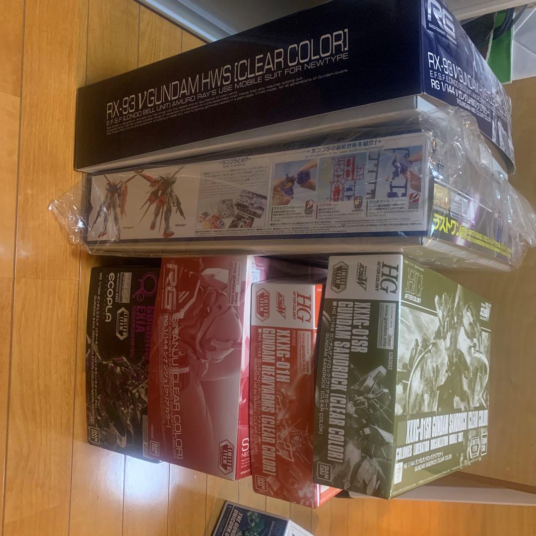 RG HG MG.ガンプラ クリアカラー セット RG HG MG.ガンプラ クリア
