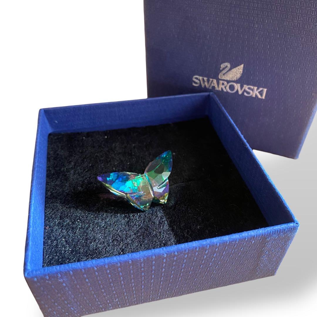 美品 Swarovski スワロフスキー ブローチ 蝶 クリスタル - メルカリ