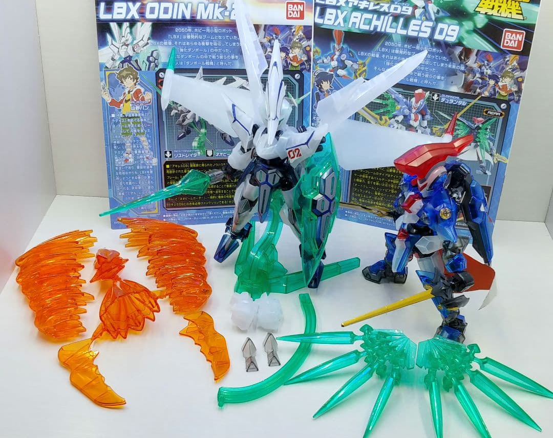 ダンボール戦機 プラモデル ジャンク LBX オーディーンmk2 アキレスD9