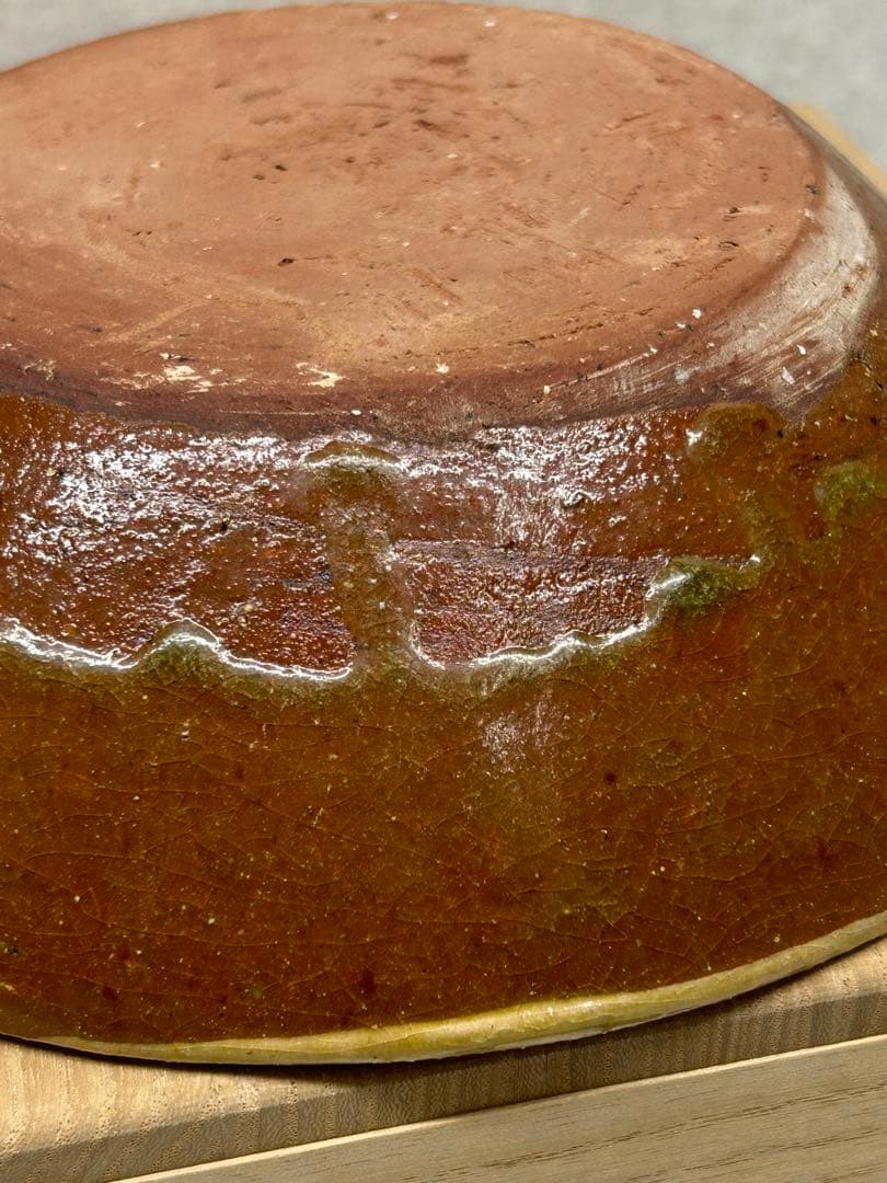 極希少 激レア 博物館級 河井寛次郎 象嵌双手黄鉢 紅葩識 寛次郎作 真作