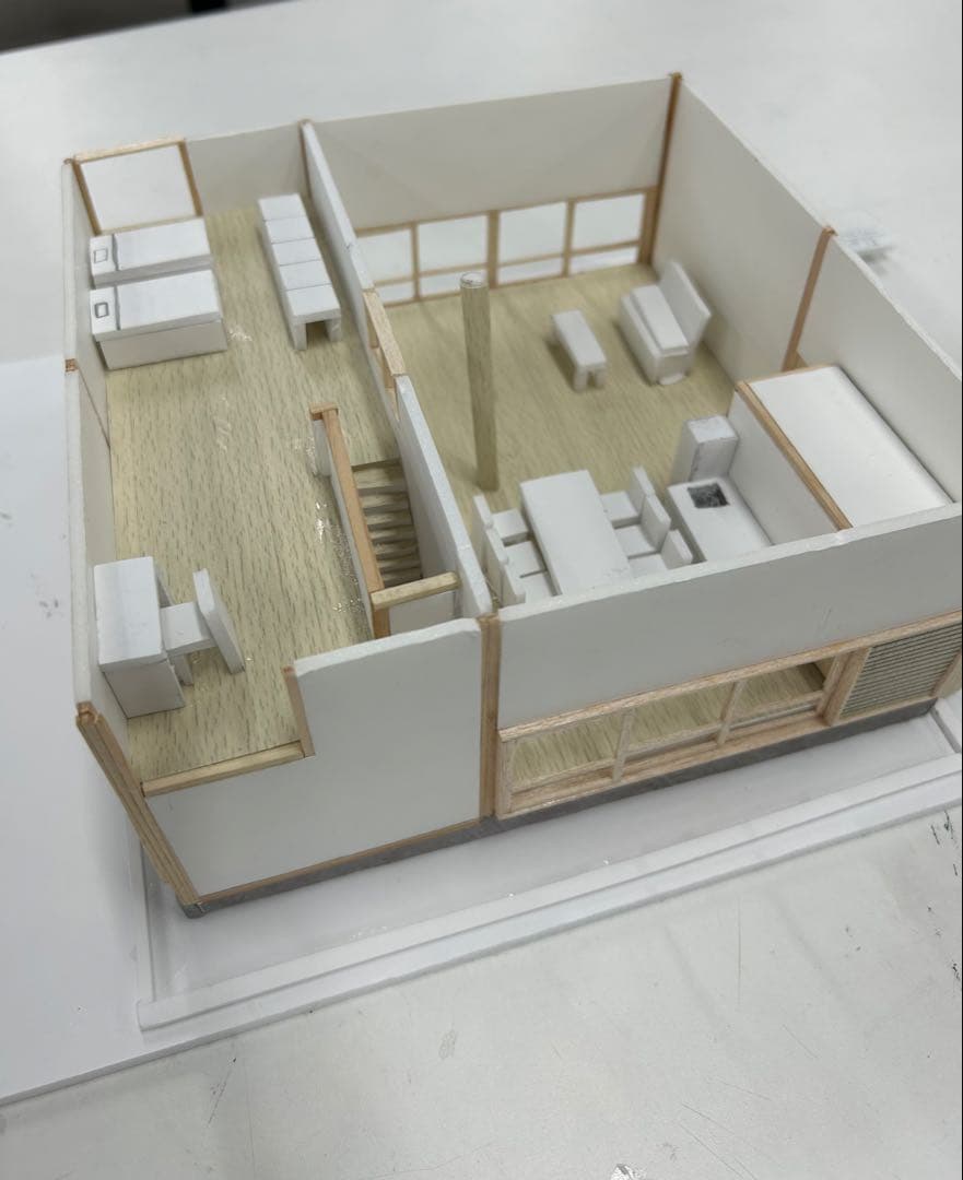 篠原一男 白の家 模型 1/50