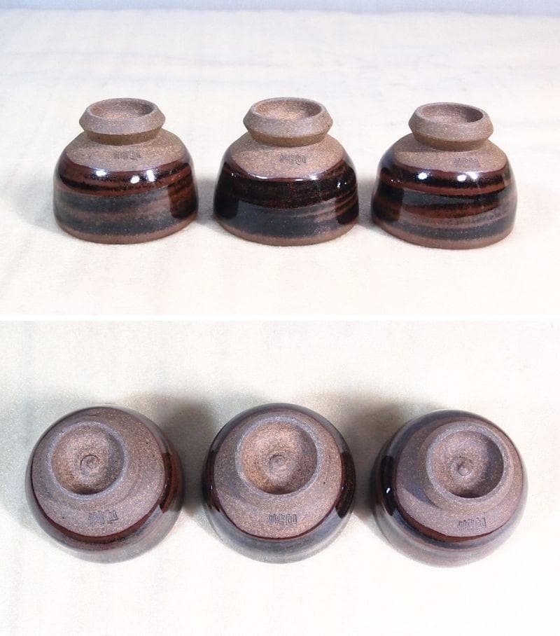 【未使用】薩摩焼 沈壽官窯 十五代沈壽官 酒次＆盃3客 千代香/銚子/片口 酒器