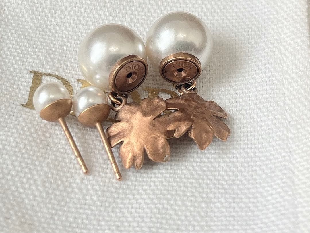 Dior Tribales ピアス 花 ピンクゴールド フラワー