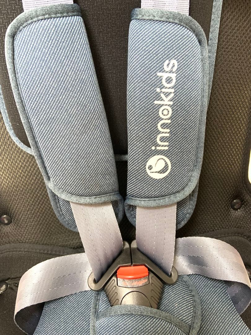 innokids ジュニアシート ブルー ISOFIX １歳〜11歳 コンパクト