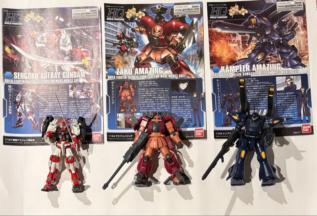 軌*焔様 HG ガンダムビルドシリーズ　完成品23体セット+説明書付