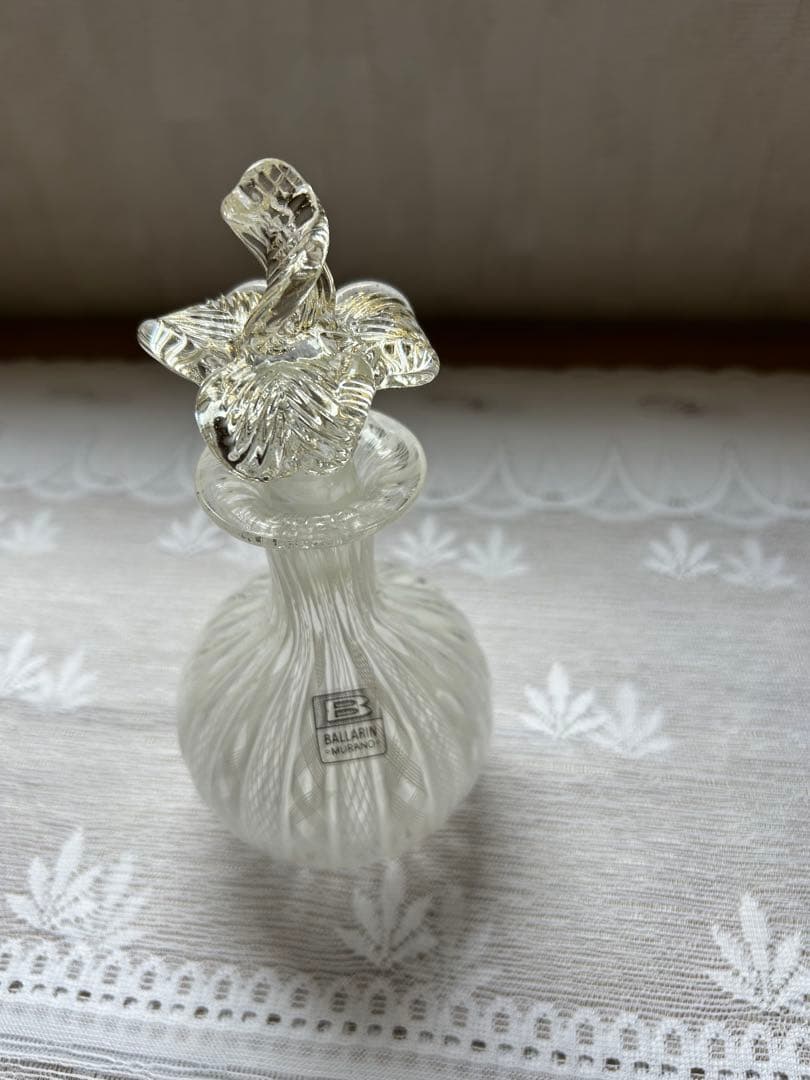 専用 ヴェネチアンガラス ムラーノガラス レース BALLARIN 香水瓶