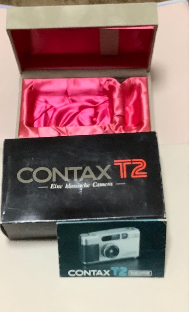 CONTAX T2 箱 マニュアル 本体なし コンタックス｜CONTAX T2 箱（内箱