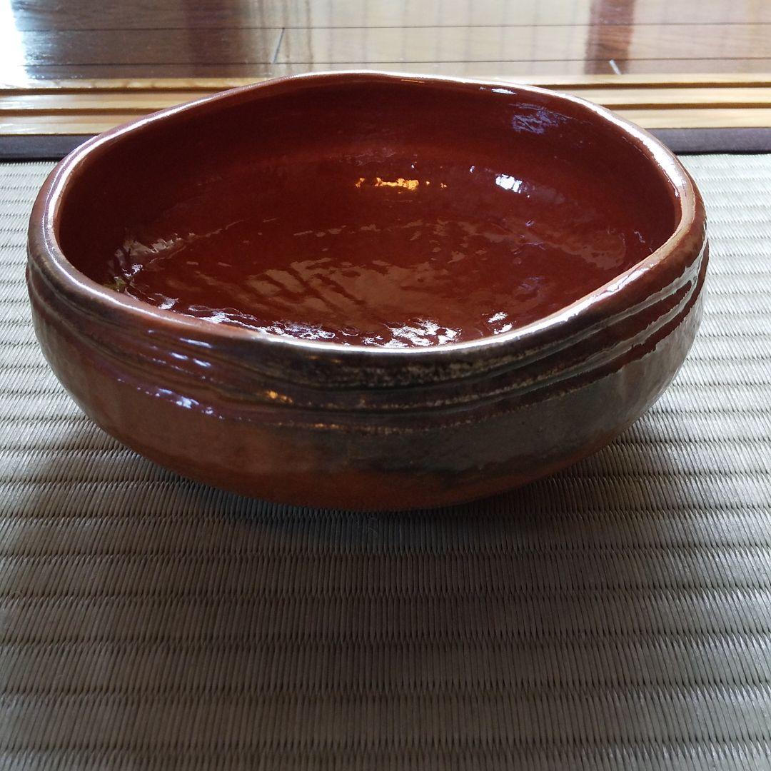 赤楽  灰器  茶道 茶道具 灰器 灰器 赤楽 風炉用 楽入窯 紙箱 : 新古茶道具 さかい