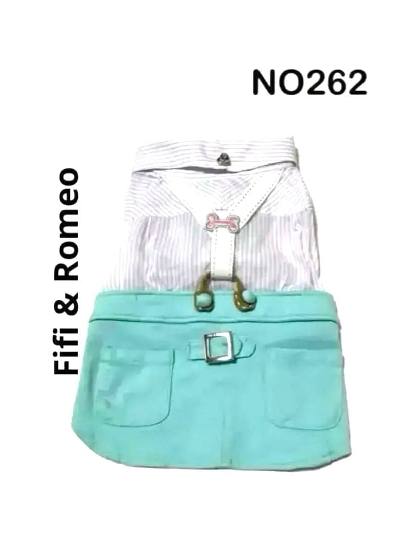 Fifi&Romeo フィフィアンドロメオ ナイガイ製 サスペンダーワンピース