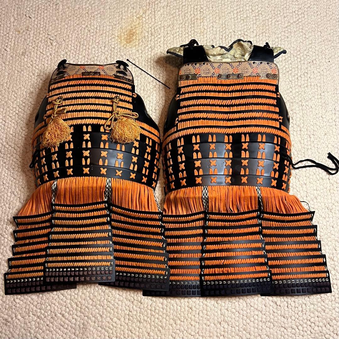 【BLACK】美品！丸武産業製　日本 甲冑 鎧 一式『清掃除菌 済』