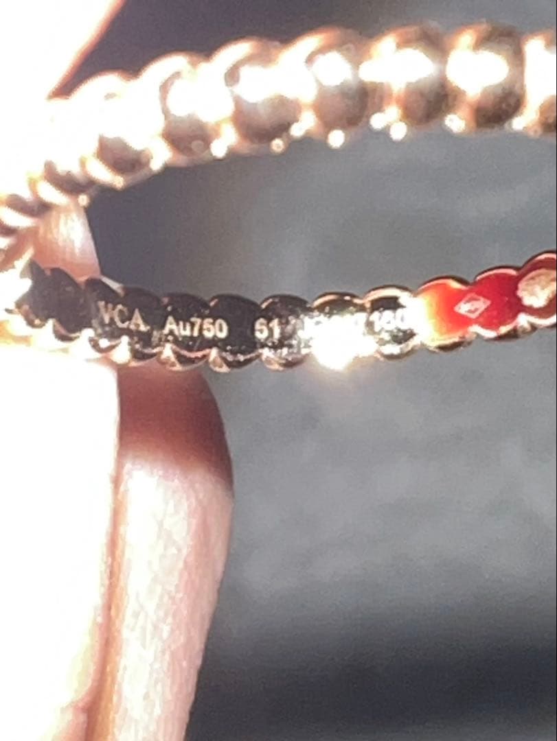 VanCleef & Arpels ヴァンクリ ペルレ スモール ローズゴールド